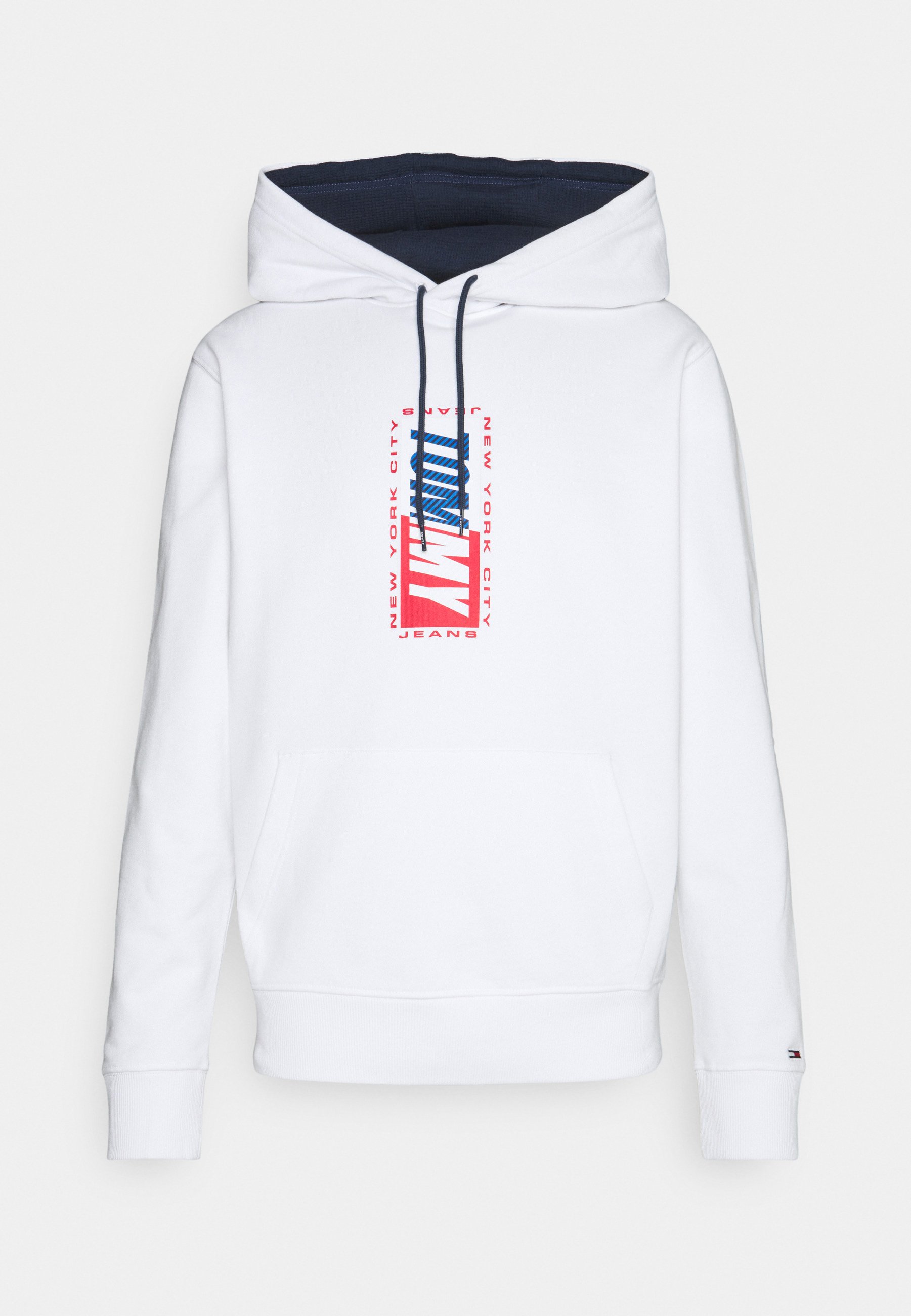 Tommy Jeans ESSENTIAL HOODIE - Sudadera - white/blanco - Zalando.es