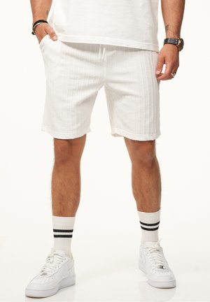 STRIPE - Shorts - ecru