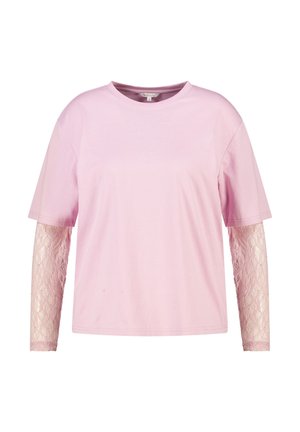 MS Mode, MS MODE T-SHIRT T SHIRT MIT SPITZENÄRMELN - T-shirt à manches longues - helllila