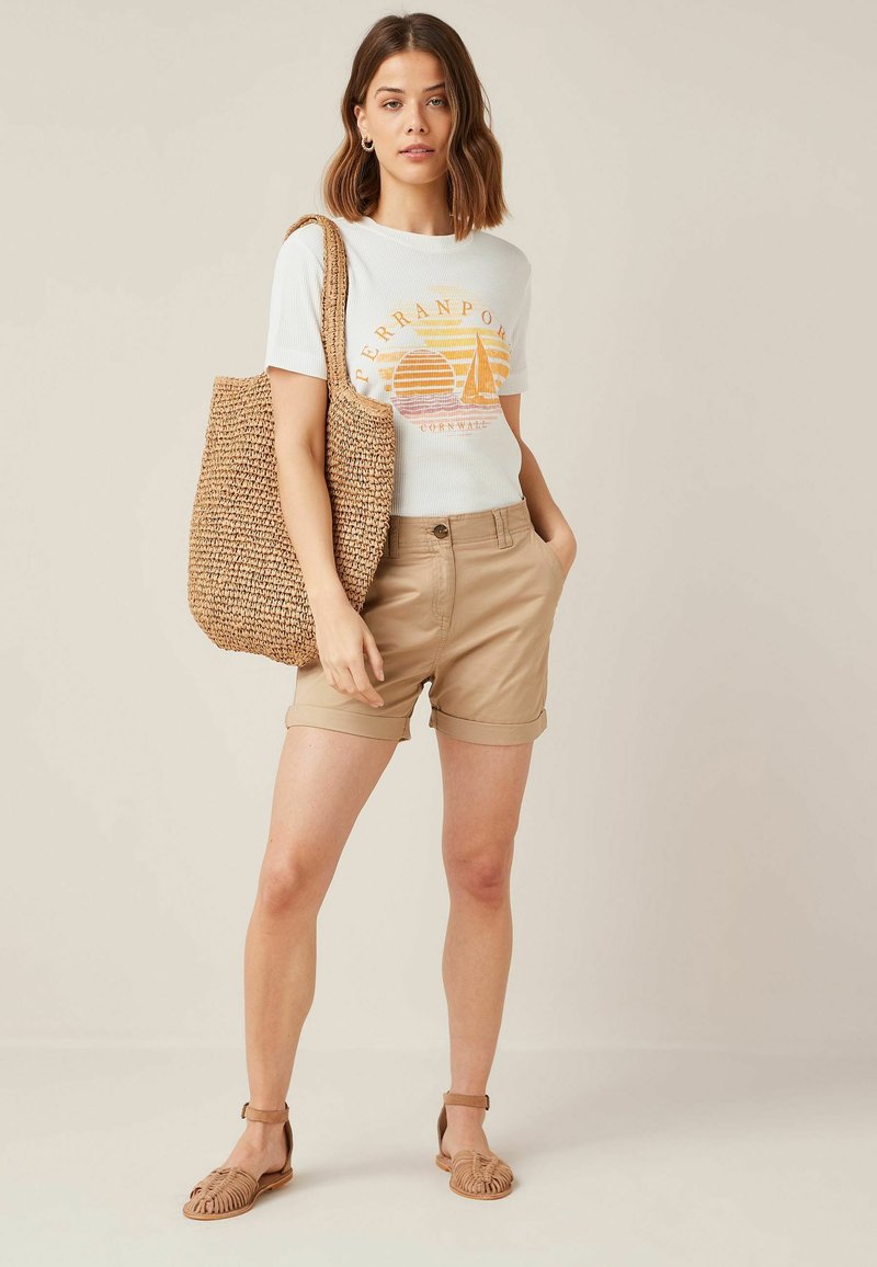 Damen Kleider | Next Shorts neutral stone/hellbraun - YC68088 Damen Kleider | Next Shorts neutral stone/hellbraun - YC68088