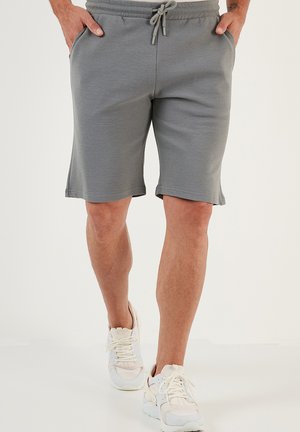 Buratti REGULAR FIT - Shorts - blue/grey