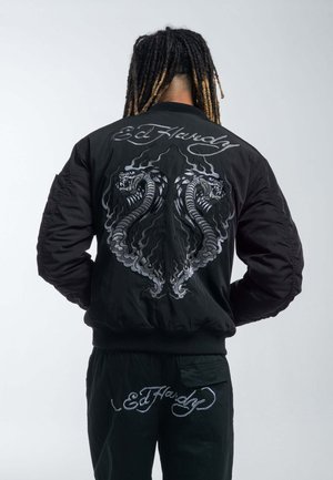 TONAL DOUBLE - Giubbotto Bomber - black