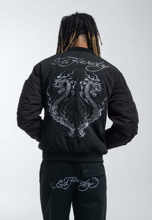 Ed Hardy TONAL DOUBLE - Bomberjacke - black