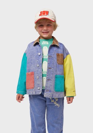 COLOR BLOCK - Chaqueta vaquera - denim