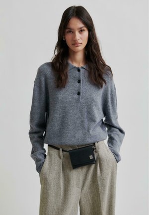 VILENA LS - Polokošeľa - grey melange