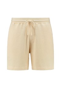 OSCAR WAFFLE STRUCTURE - Shorts - light beige