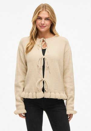 VICAMMA VORN GEBUNDENE - Cardigan - feather gray