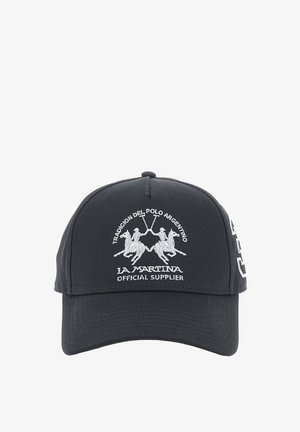 La Martina, BASEBALL - Cappellino - black silver
