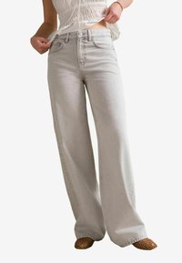 WIDE  - Wide leg - grey