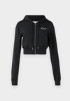Mikina so zipsom - multi black