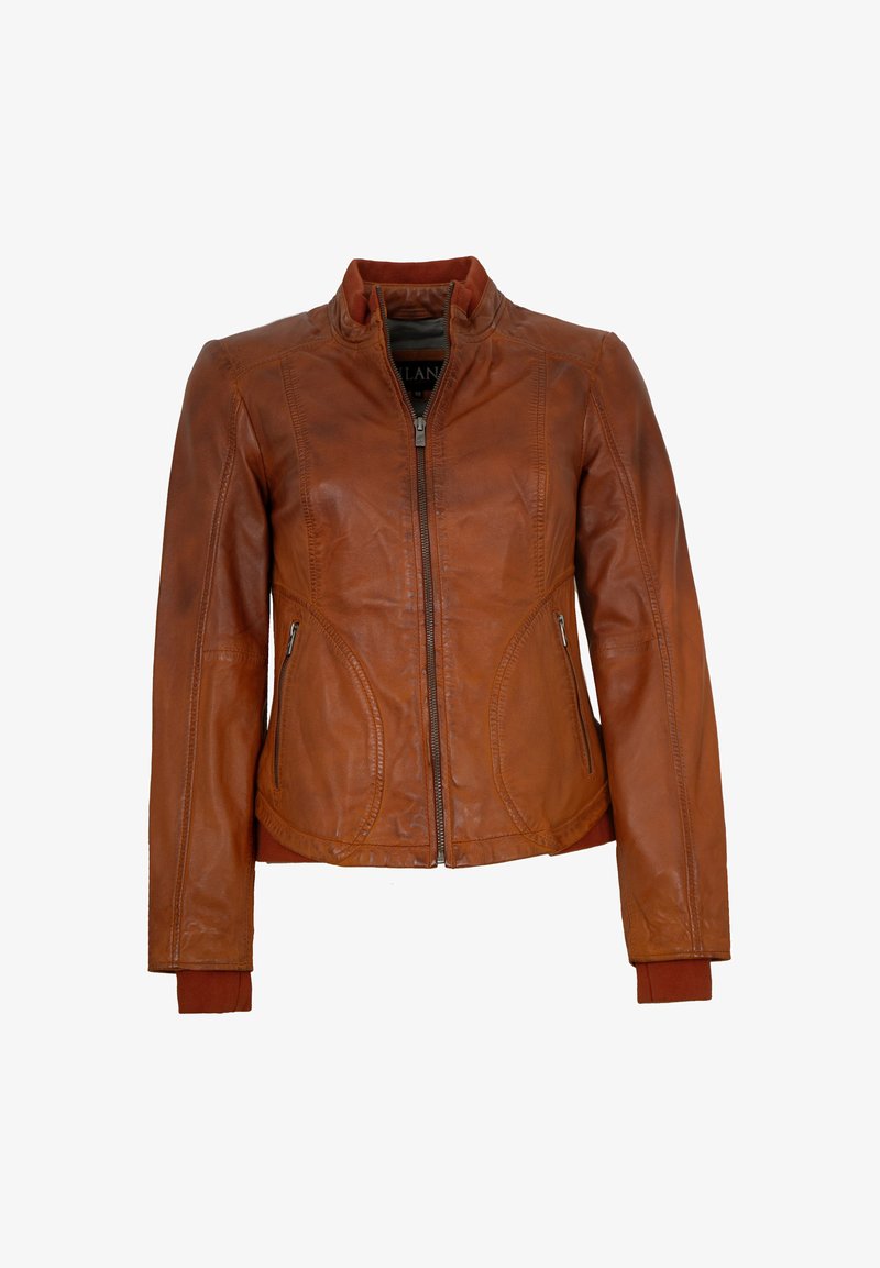 Lederjacken24 BENICE - Bomber Jacket - burned orange