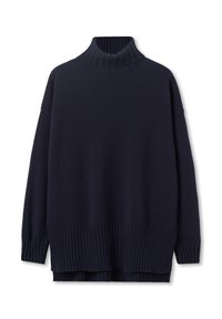 ROLLKRAGEN AUS ULTRASOFT  - Maglione - blau