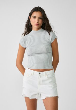 WITH CAP SLEEVES  - Základné tričko - grey