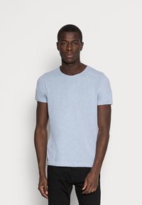 Selected Homme SLHMORGAN SS O-NECK TEE W NOOS - T-shirt básica - dream blue