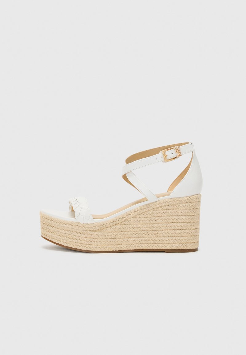 Michael Kors Sandalen met sleehak wit