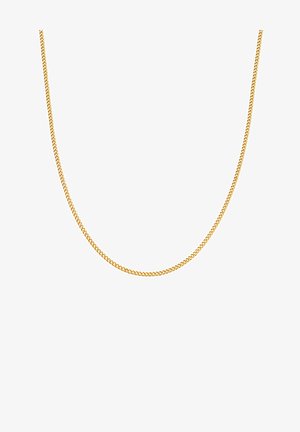 Collier chaîne en ton or présentant un design classique torsadé, une texture lisse et des maillons uniformes, conçu pour un port quotidien.