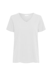 Fransa SHOULDER VTEE  - Základné tričko - blanc de blanc