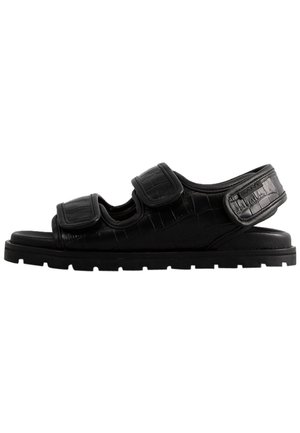 Riemensandalette - blk croco optic