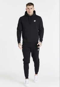 SIKSILK EXTENDED CORE OVERHEAD HOODIE - Sweatshirt - black
