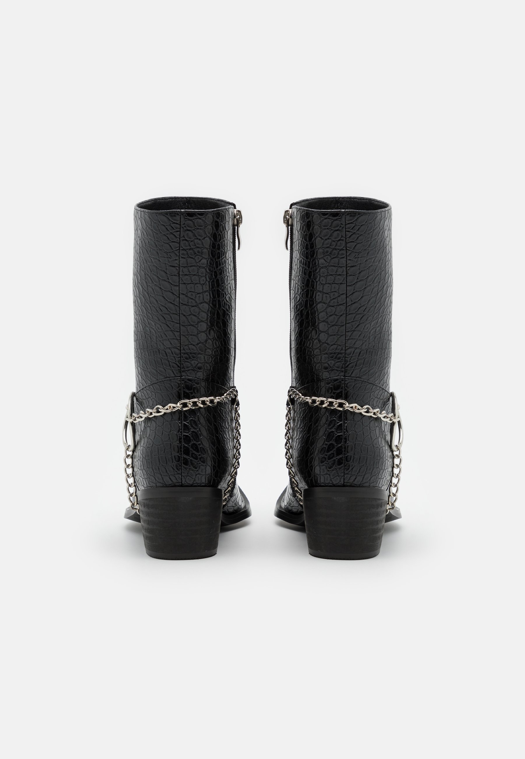 Herren FALCONE - Cowboy-/Bikerstiefelette - black Herren FALCONE - Cowboy-/Bikerstiefelette - black