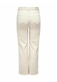 ONLY Carmakoma WILLY WIDE - Jeans straight leg - ecru
