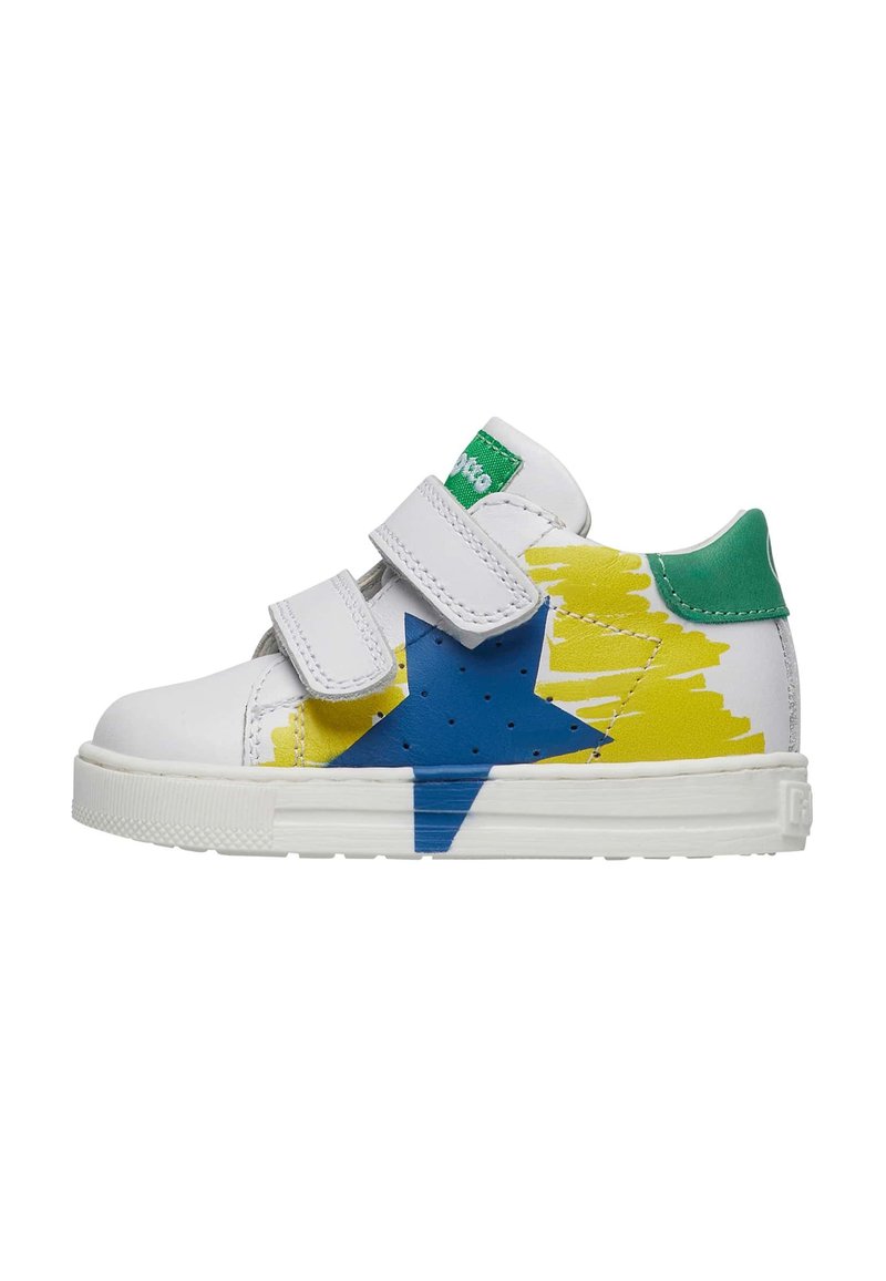 Falcotto - SALAZAR PAINTE - Babyschoenen - weiß hellblau, Vergroten