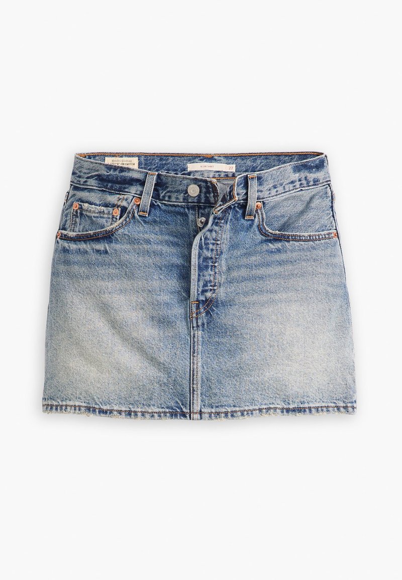 Lit リット RAW CUT DENIM SKIRT LIGHT BLUE Buy Nuon Light Blue High