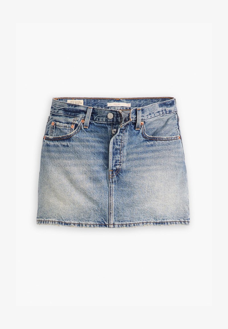 Lit リット RAW CUT DENIM SKIRT LIGHT BLUE Buy Nuon Light Blue High