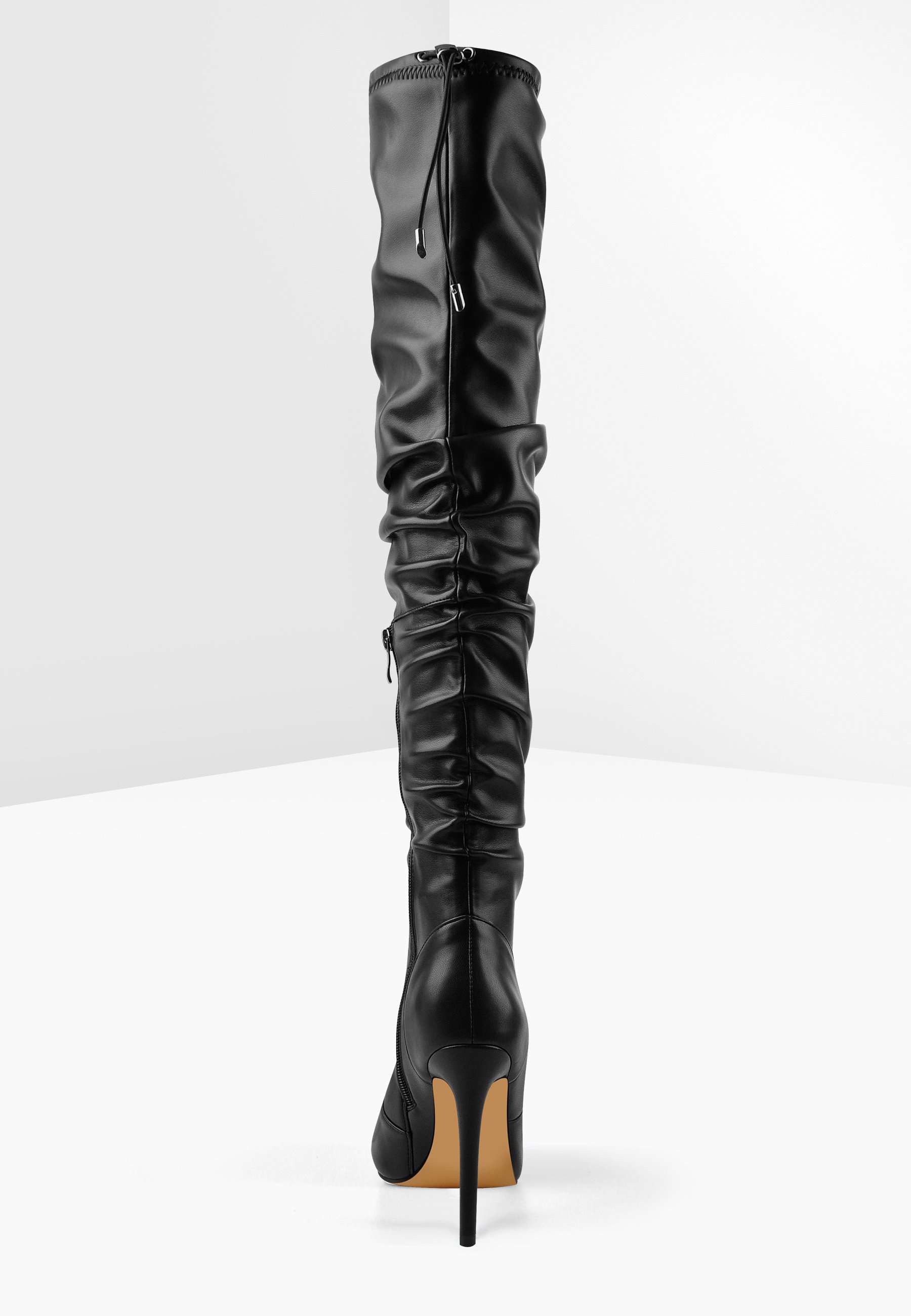 Only Maker Overknee laarzen - black/zwart - Zalando.nl