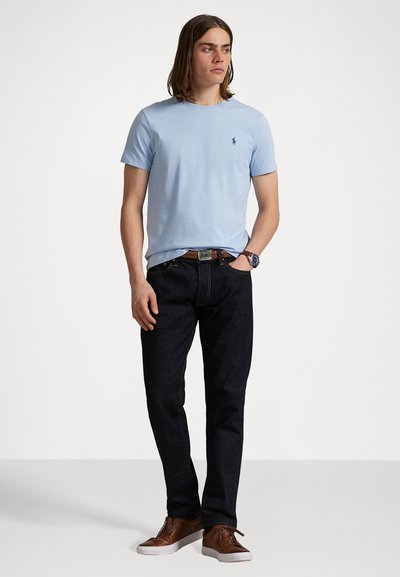 Polo Ralph Lauren CUSTOM SLIM FIT JERSEY CREWNECK T-SHIRT - Βασικό μπλουζάκι - southport blue