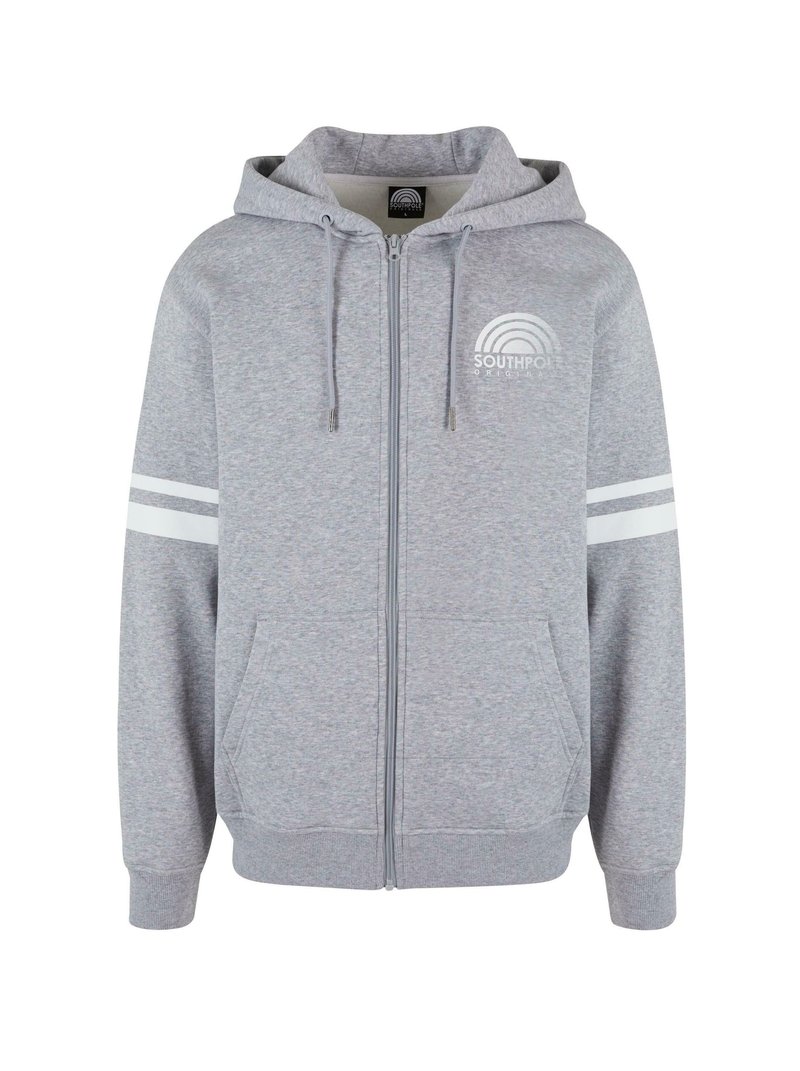 Southpole Sweater met rits grijs