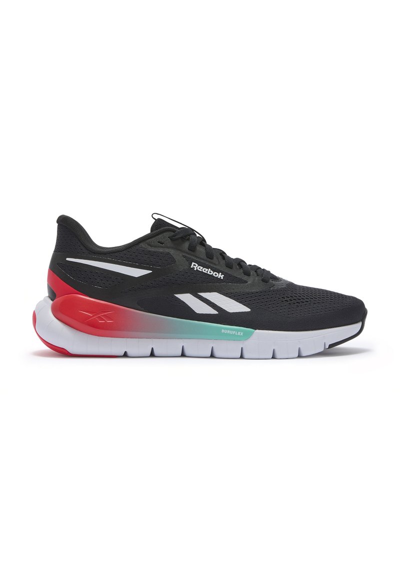 Reebok FLEX UNISEX - Scarpe da allenamento - black energy red ai aqua