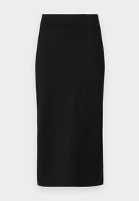 ONLTIA HW SLIT CC PNT - Pencil skirt - black