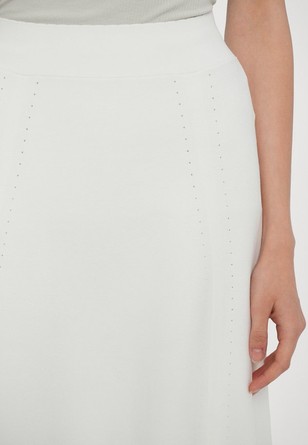 TRIM SKIRT - A-line skirt - cream2