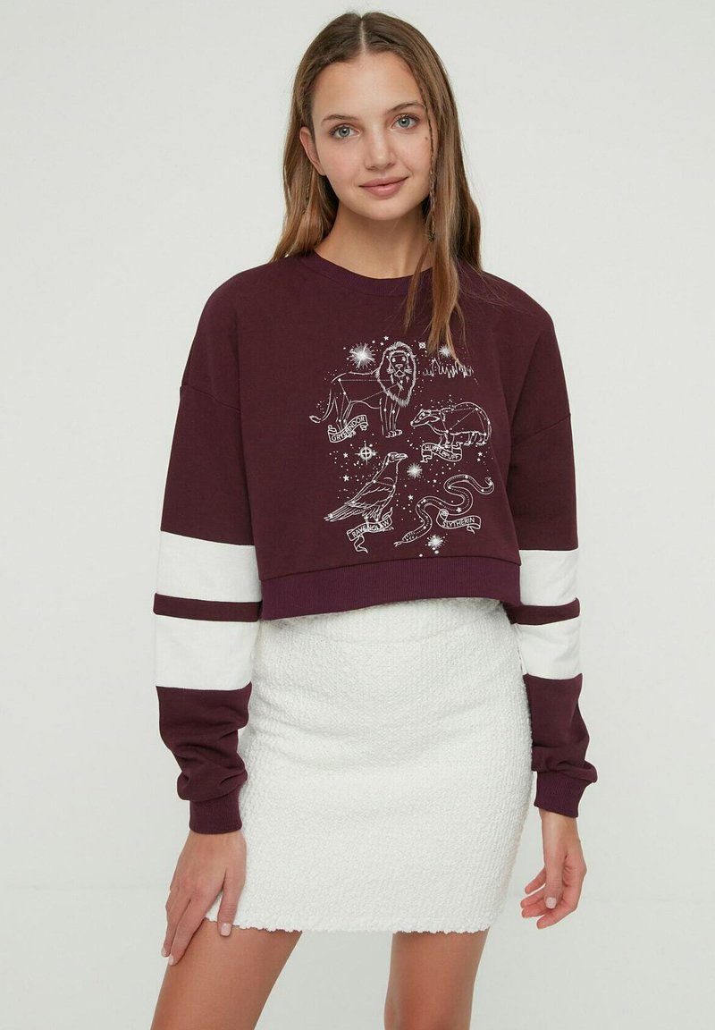 Damen Sweatshirts | Trendyol PARENT Sweatshirt burgundy/bordeaux - OZ50715 Damen Sweatshirts | Trendyol PARENT Sweatshirt burgundy/bordeaux - OZ50715