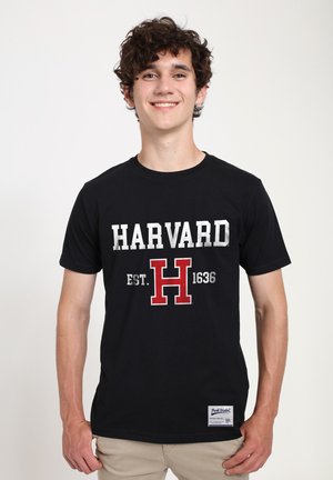 PARK FIELDS HARVARD UNIVERSITY EST 1636 - Print T-shirt - black