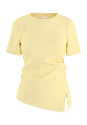 HYPEDROP, TOP HDRIVA SS DRAPED - Print T-shirt - anise flower