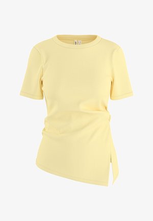 HYPEDROP, TOP HDRIVA SS DRAPED - Print T-shirt - anise flower
