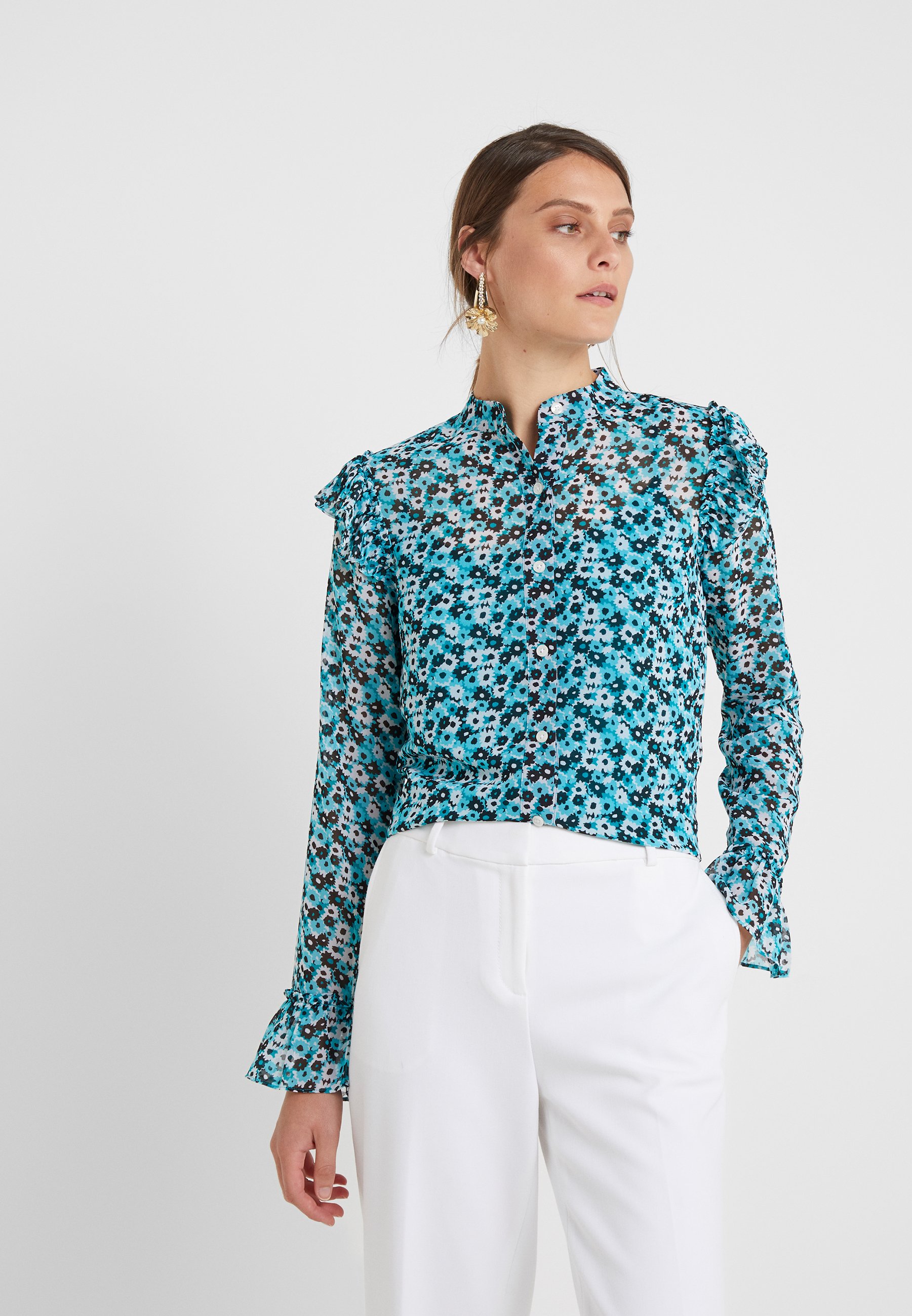 MICHAEL Michael Kors CARNATION Skjorte tileblueblack MICHAEL Michael Kors CARNATION Skjorte tileblueblack
