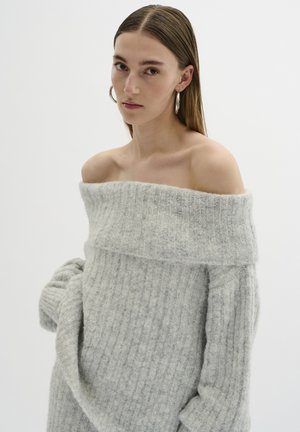 TIFFANIE - Jersey de punto - opal gray melange