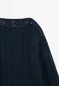 Massimo Dutti Maglione - dark blue