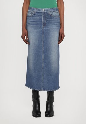 MIRAMAR GILLIAN MIDI SKIRT - Jeansrock - cosmos