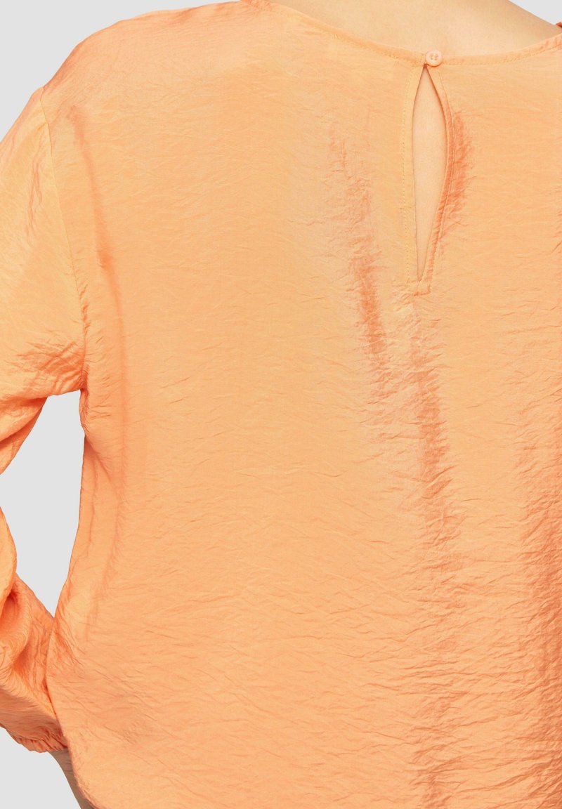 Blouse Tunique Jaune Orangé AUTRE TON Taille 36 - Smocks, Coupe Trapèze, Coton, Occasion Bon état