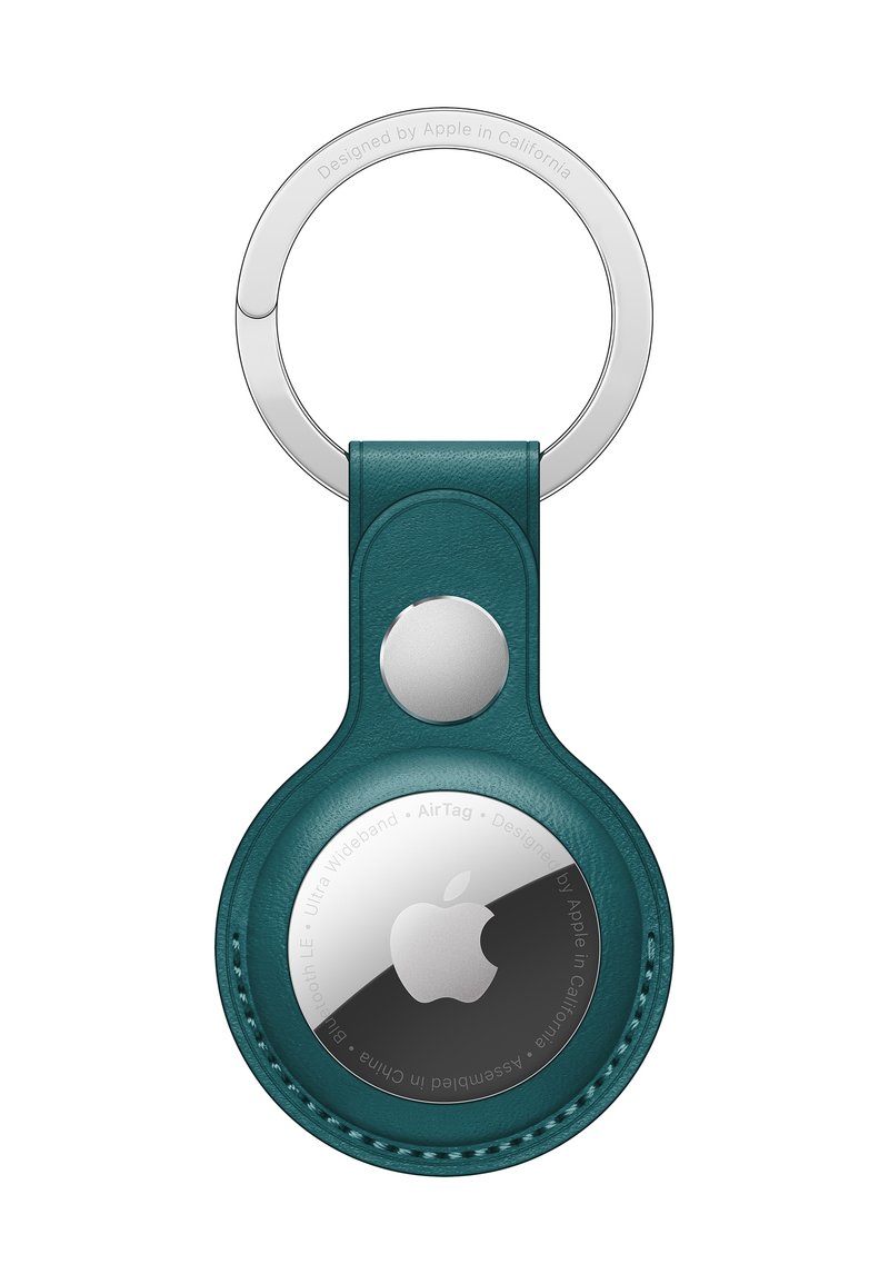 Apple AIRTAG LEATHER KEY RING Andre accessories forest green/grønn