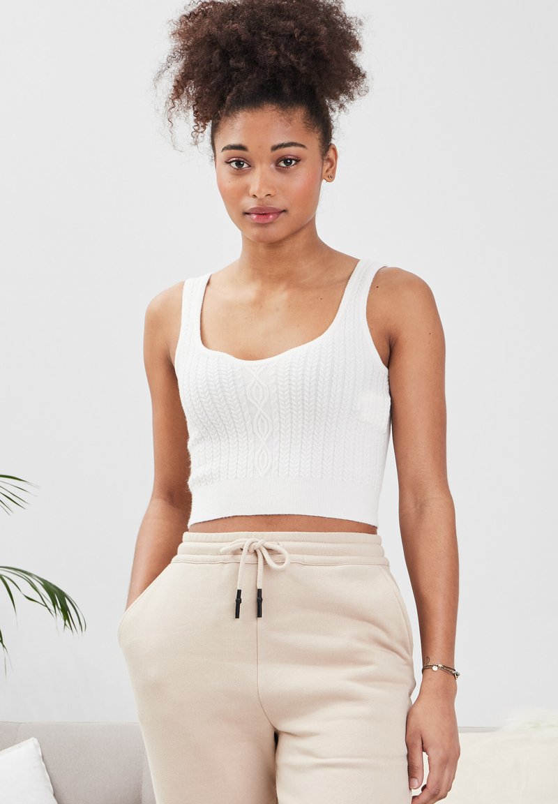 Damen T-Shirts | Cache Cache Top ecru/offwhite - PB35739 Damen T-Shirts | Cache Cache Top ecru/offwhite - PB35739