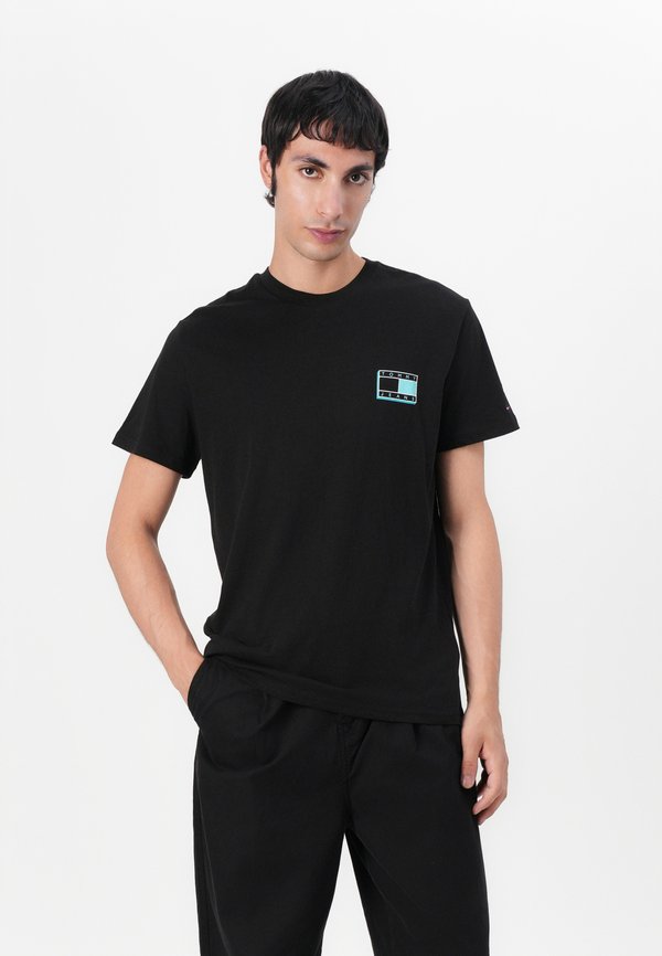 SLIM POP COLOR FLAG TEE - Print T-shirt4