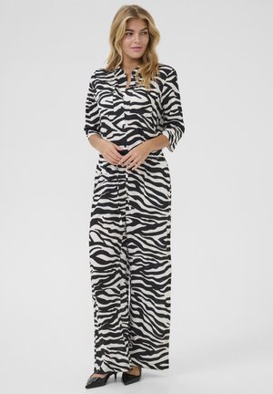 KASANNE - Jumpsuit - black chalk animal print