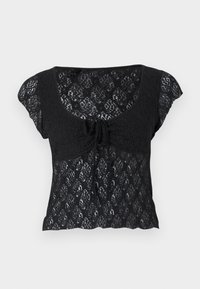 QUINN CAP SLEEVE - Top - charcoal