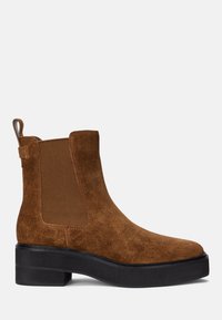 ADRIANNA SUEDE BOOTIE - Klasikiniai aulinukai - tobacco