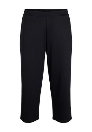 Zizzi 7/8- AUS MIX MIT TASCHEN - Teplákové kalhoty - black